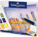 Faber-Castell In Pans Set of Watercolours Green with Brush 24pcs