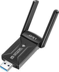 Linq Usb Wifi Network Card 600mbps Bluetooth 5.4 Dual Band Black Linq Usb Wifi Network Card 600mbps Bluetooth 5.4 Dual Band Black