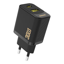 Dudao Зарядно без кабел GaN с USB-A порт и USB-...