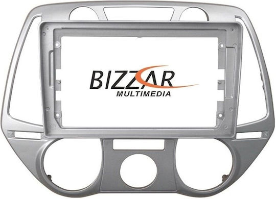 Bizzar DIN Fascia Panels 2 Din Compatible with Screen 9" for Hyundai i20 2009-2012