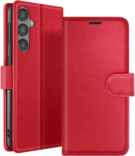 Zanaé Husa Wallet Galaxy A16 Funcție Stand Tab Magnetic Roșie
