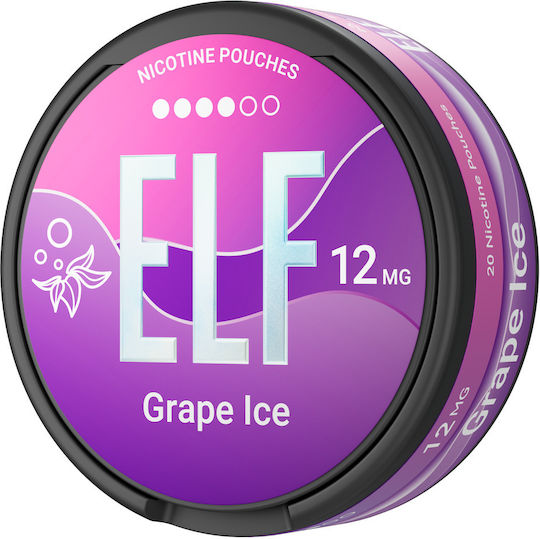 Elf Bar Pouches Νικοτίνης 12mg με Γεύση Grape Ice