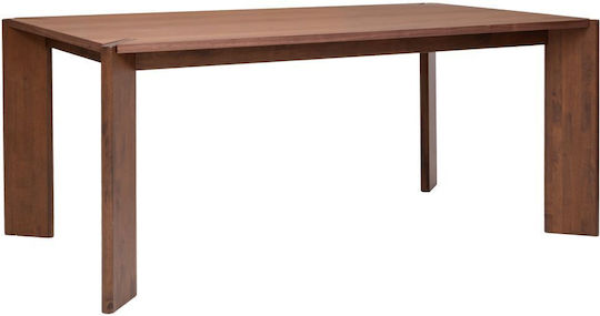 Table Dining Room Wooden Natural 180x100x75cm