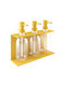 Pam & Co Επιτοίχιο Dispenser Πλαστικό Κίτρινο 300ml