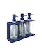Pam & Co Επιτοίχιο Dispenser Πλαστικό Μπλε 300ml