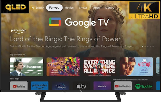 F&U Smart Television 50" 4K UHD QLED FLG50145QL HDR (2024)