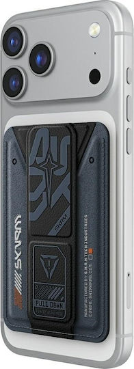 Skinarma MagSafe Card Case Kado Aegis in Nave Blue color