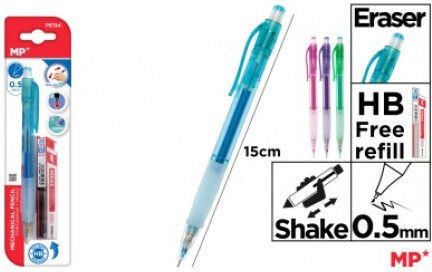 Μηχανικό Μολύβι Shake Mainpaper 0.5mm + 20 Μύτες Πράσινο Pe134