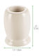 Mdesign Tisch Getränkehalter Keramik Beige 5906792648817