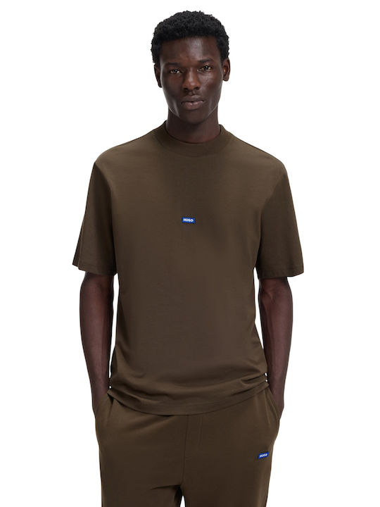 Hugo Logo T-shirt Brown