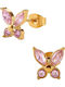 Callajewels Kids Earrings Studs Butterflies from Steel
