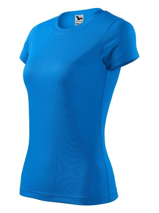 Malfini Дамска Рекламна Тениска Snorkel Blue