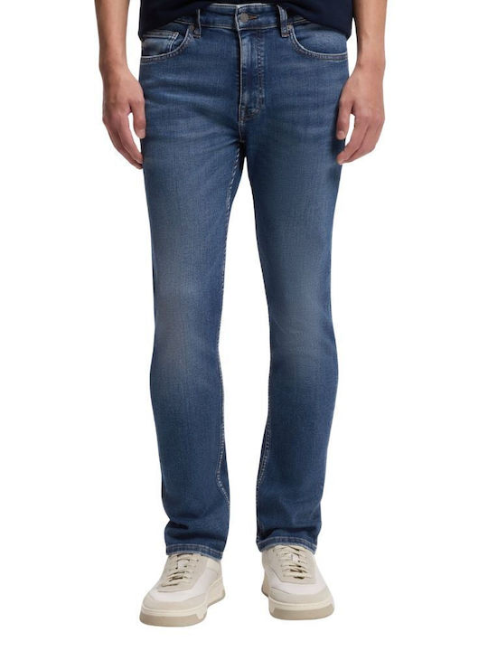 Delaware Men's Jeans Pants Elastic with Slim Fit Medium Aged Denim