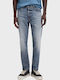 634 Ανδρικό Παντελόνι Τζιν με Regular Tapered Εφαρμογή Medium Aged Denim
