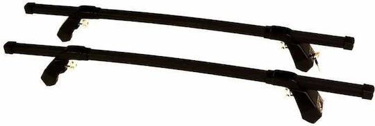 Hermes Autodachträger Set mit Dachträgerfüßen Nissan Primera 1996-2002 5-Türer Schrägheck Metallisch