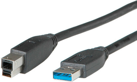 Roline USB 3.0 Cable USB-A male - USB-B male Μαύρο 3m 11.02.8871