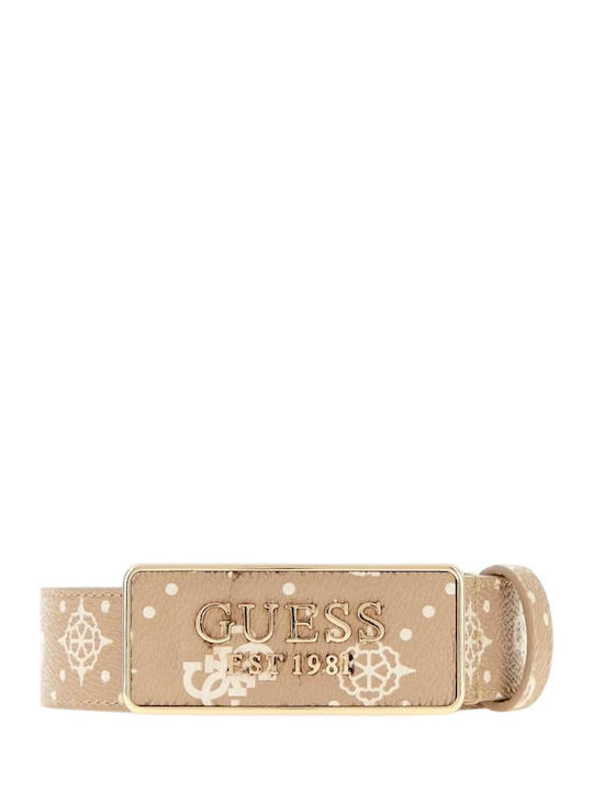 Guess Γυναικεία Ζώνη Μπεζ