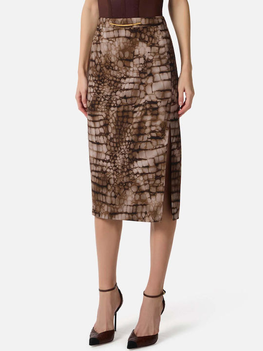 Midi Φούστα Alligator Print