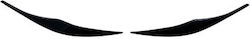 Bmw E90 2005-2012 Glossy Black Headlights Eyebrows Bmw E90 2005-2012 Glossy Black Headlights Eyebrows