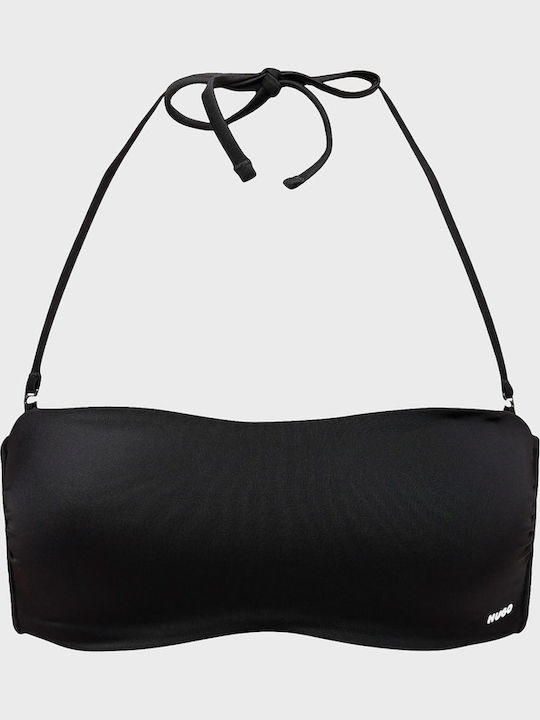 Hugo Strapless Bikini Top Black
