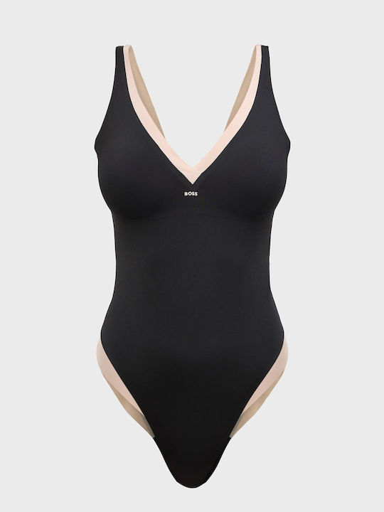 Boss Two-tone Bodysuit Bodysuit_b.mirage Black Εσώρουχα Female Black 50556246-001