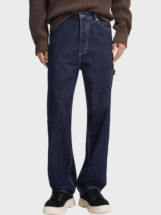 Hugo Carpenter/4 Ανδρικό Παντελόνι Τζιν Relaxed Fit Baggy Unwashed Denim
