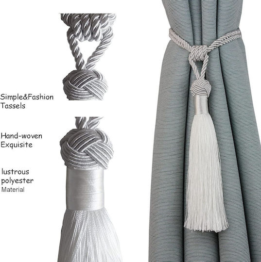 Tie-Back White 4pcs Tie-Back White 4pcs