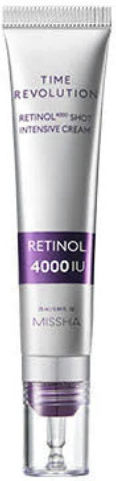 Missha Time Revolution Retinol 4000 Shot Intensive Light Ενυδατική & Αντιγηραντική Κρέμα Προσώπου Ημέρας με Ρετινόλη & Νιασιναμίδη 25ml