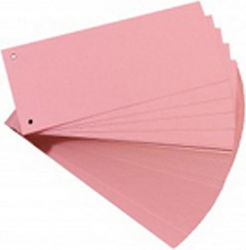Office Point 100 Χάρτινα Διαχωριστικά 24x10,5 190g Ροζ Office Point 100 Χάρτινα Διαχωριστικά 24x10,5 190g Ροζ