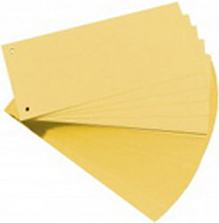 Office Point 100 Χάρτινα Διαχωριστικά 24x10,5 190g Κίτρινα Office Point 100 Χάρτινα Διαχωριστικά 24x10,5 190g Κίτρινα