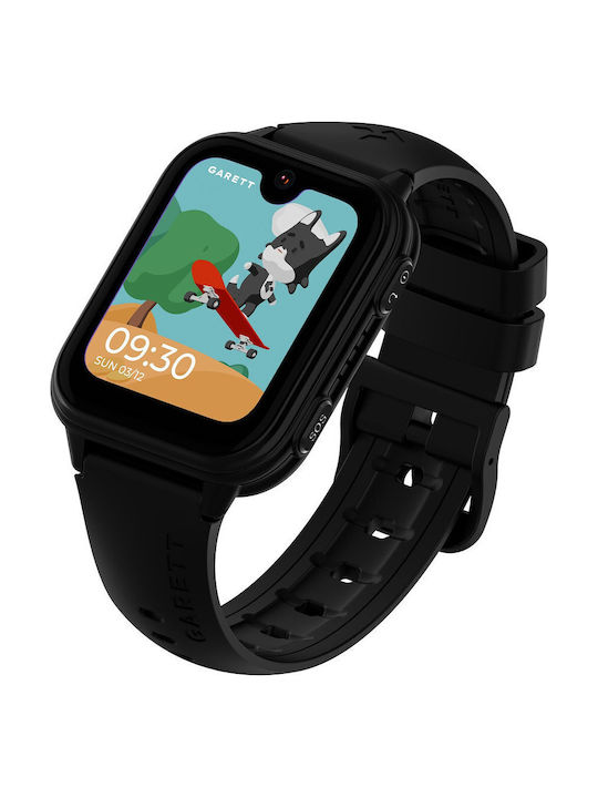 Garett Smartwatch pentru copii 4G cu GPS și Cameră Negru