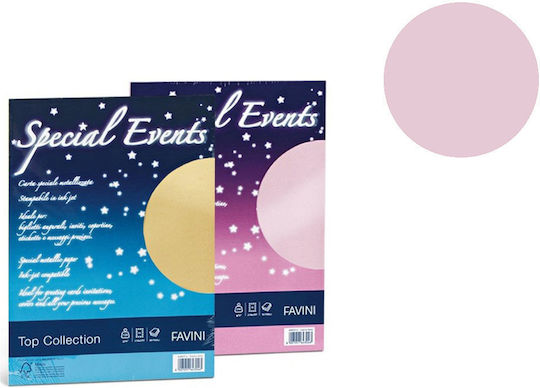 Favini Series Se 5 Envelopes 120g/m2 + 5 Cards 250g/m2 Pink 05 17x17 Ch