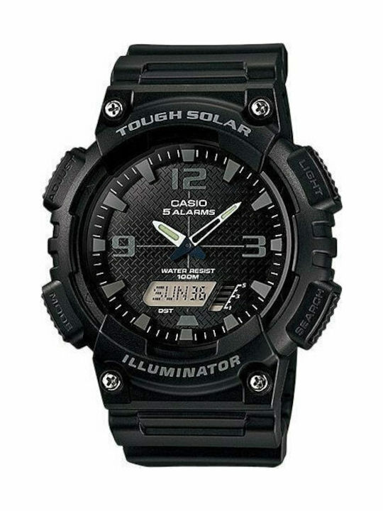 Casio Digital Men's Watch 52mm Solar with Black...