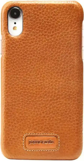 Pierre Cardin Umschlag Rückseite Leder Braun (iPhone XR)