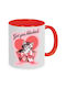 Sabrina Carpenter No15 Tasse 330ml Keramik Weiße Rote Got You Blocked