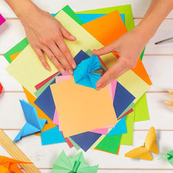 Moinkerin Origami Paper 300 Sheets 15x15 Cm 70 G/m² 20 Colors Double-sided