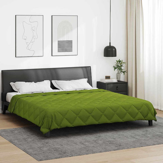 vidaXL Super King Decke 220x200cm Grün