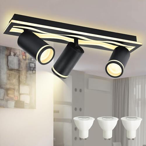 Lampa LED Spot in Schwarz Farbe