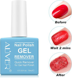 Professioneller Natürlicher Nagellackentferner Gel 2x15ml Kostenlose Nagelfeile