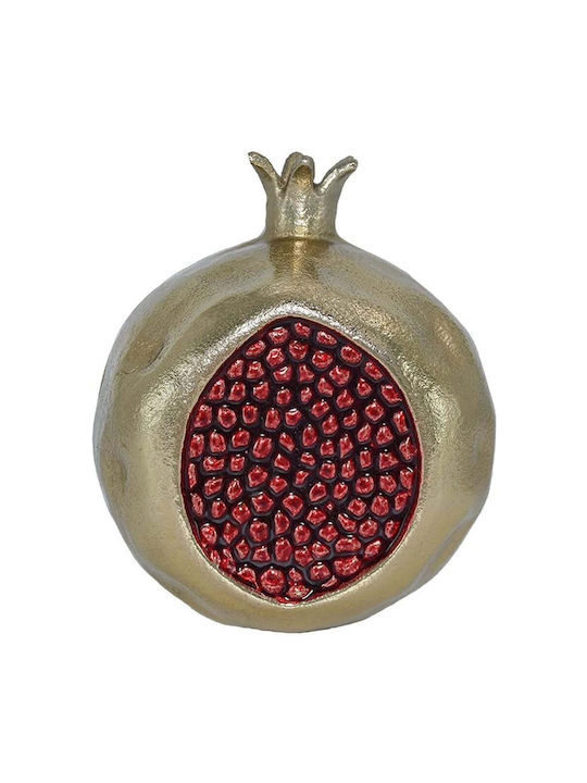 Διακοσμητικό Ρόδι 947-124-009 15x13x16cm Gold-r...