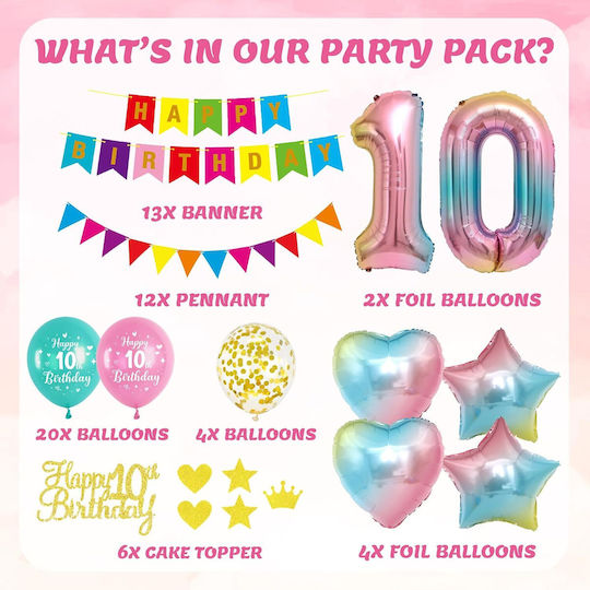 Balon Folie Număr Roz