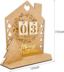 Diy Wooden Christmas Advent Calendar House Decoration