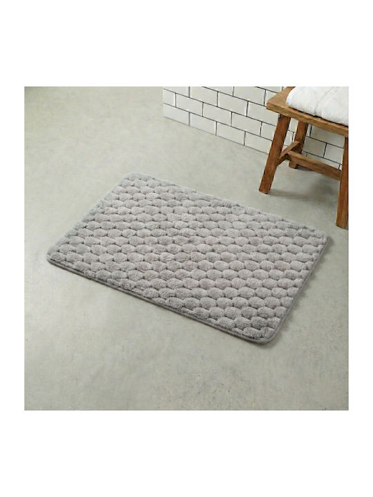 Olia Home Badematte Rechteckig 2548413 Grey 60x90cm