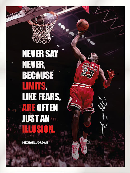 Poster Nba Michael Jordan Snk296 21cm X 30cm