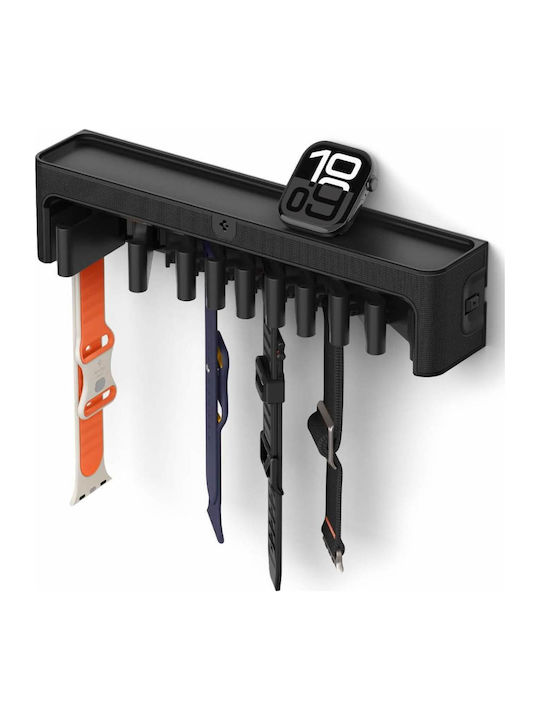 Spigen Sgp Wall Organizer Stand Mounted Apple Watch Band S341 Top Shelf Tray Black Amp09445