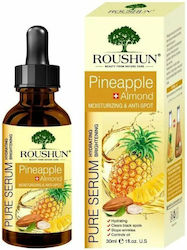 Pineapple Almond Serum Moisturizing Revitalizing Anti-aging Brightening Roushun 30ml Pineapple Almond Serum Moisturizing Revitalizing Anti-aging Brightening Roushun 30ml