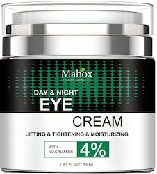 Mabox Eye Cream Day & Night 4% Niacinamide Shea Butter Collagen Hyaluronic Acid Hydration Lifting 55 Ml