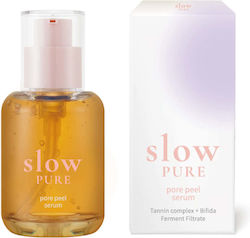 Ser Exfoliant Pentru Pori Tannin Complex + Filtrat Fermentat Bifida Ser Peel Pentru Pori Slowpure 50 Ml Ser Exfoliant Pentru Pori Tannin Complex + Filtrat Fermentat Bifida Ser Peel Pentru Pori Slowpure 50 Ml