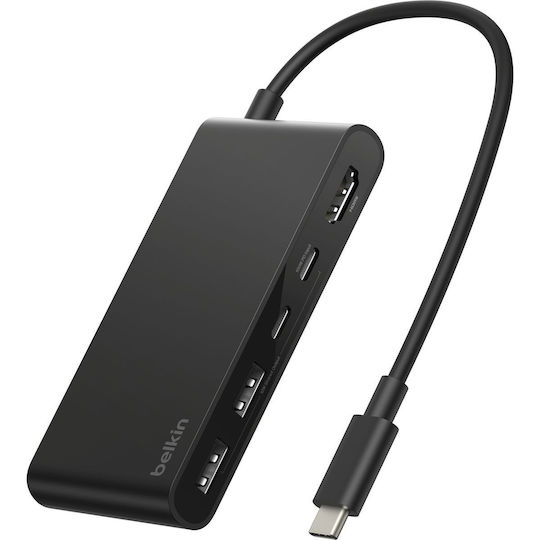 Belkin USB-C Docking Station with HDMI 4K PD Black (AVC022hqBK)