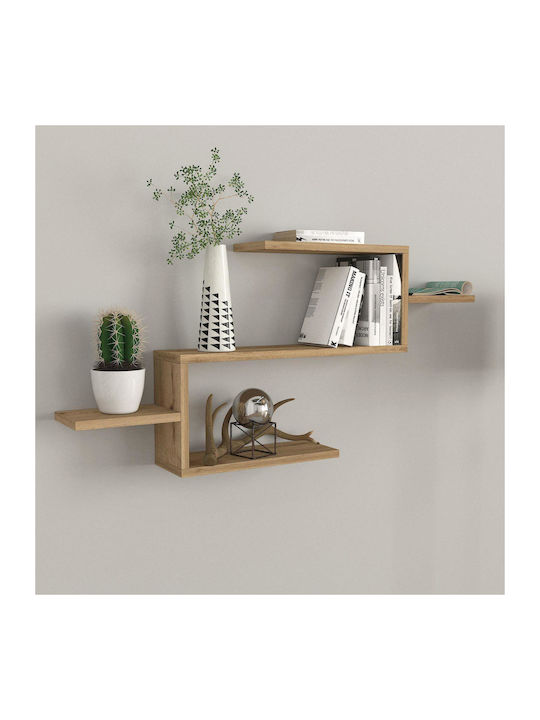 Regal Wand Twist Braun 101x15x49cm